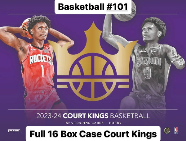 Basketball #101 2023-24 Panini Court Kings Basketball 16 Box Full Case Break